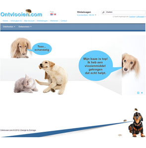 Verkoop van antivlooien middel voor honden en katten